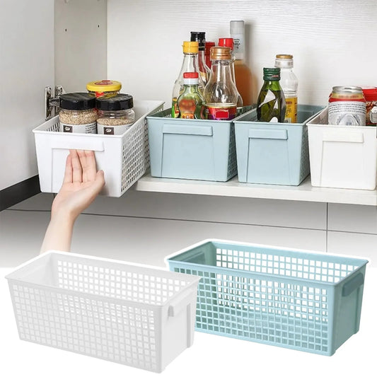 Cesta de almacenamiento para el hogar, cesta de organización moderna clásica, base antideslizante, fácil de desmontar, adecuada para cocina y baño.