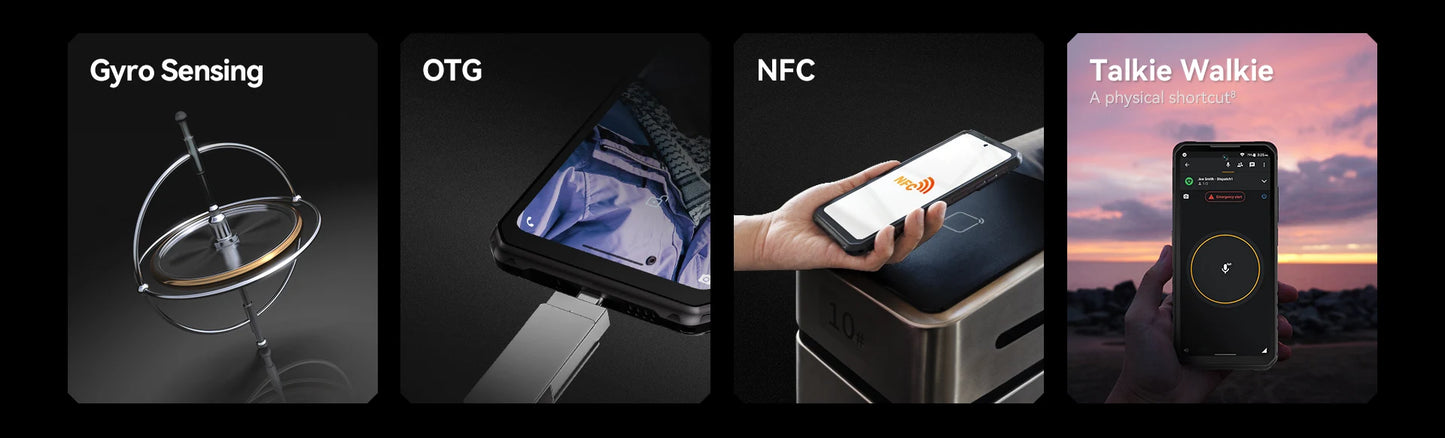 Teléfono robusto IIIF150 B2 Pro con procesador MTK Helio G99, Android, 10 000 mAh, carga de 30 W, 24 GB de RAM, 256 GB de almacenamiento, cámara de 108 MP, pantalla de 6,8" y 120 Hz.