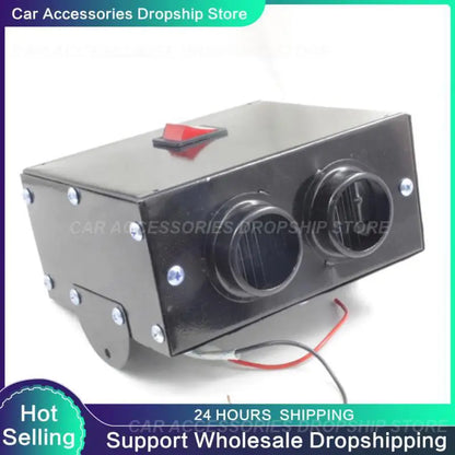 Desempañador portátil universal de 12 V/24 V, 1000 W, para todos los coches, accesorios para coche, calefacción, refrigeración y ventilador, multifuncional.
