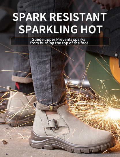 Zapatos de seguridad de moda con puntera de acero para hombre, zapatillas de trabajo, tenis de seguridad, protección industrial para los pies. Originales.