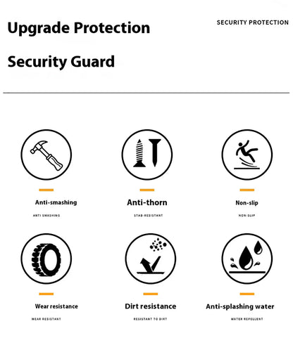 Los zapatos de seguridad para hombre son zapatos de trabajo resistentes a impactos, perforaciones, antiestáticos, antideslizantes, resistentes al desgaste y a las salpicaduras.