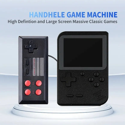 Consola de videojuegos portátil retro GAMINJA GC26, miniconsola de juegos portátil de 3,0 pulgadas con pantalla LCD a color para niños y 400 juegos integrados.