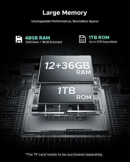 Teléfono resistente DOOGEE S200 Ultra 5G con IA, 48 GB + 1 TB, pantalla trasera de 1,34" con efecto de luz, procesador Dimensity 7400, batería de 11000 mAh, carga rápida de 66 W, NFC, WiFi 6E.