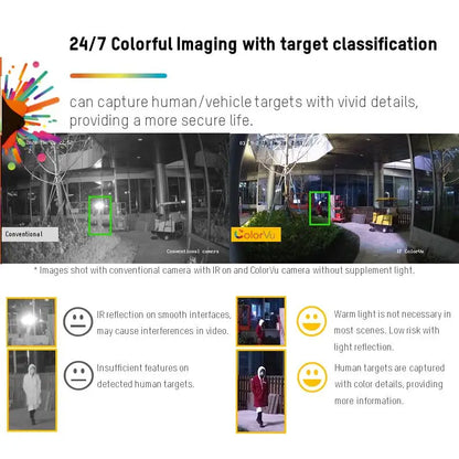 Cámara IP panorámica HIKVISION 8MP 4K DS-2CD2387G2P-LSU/SL 4MP HD DS-2CD2347G2P-LSU/SL ColorVu Micrófono y altavoz integrados Seguridad