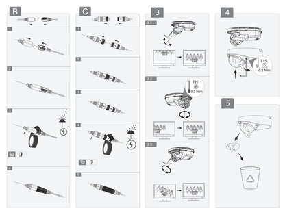 Mini cámara IP Dahua Starlight de 4 MP con micrófono integrado, antivandálica, compatible con tarjeta SD y alarma (IPC-HDBW2431F-AS-S2)