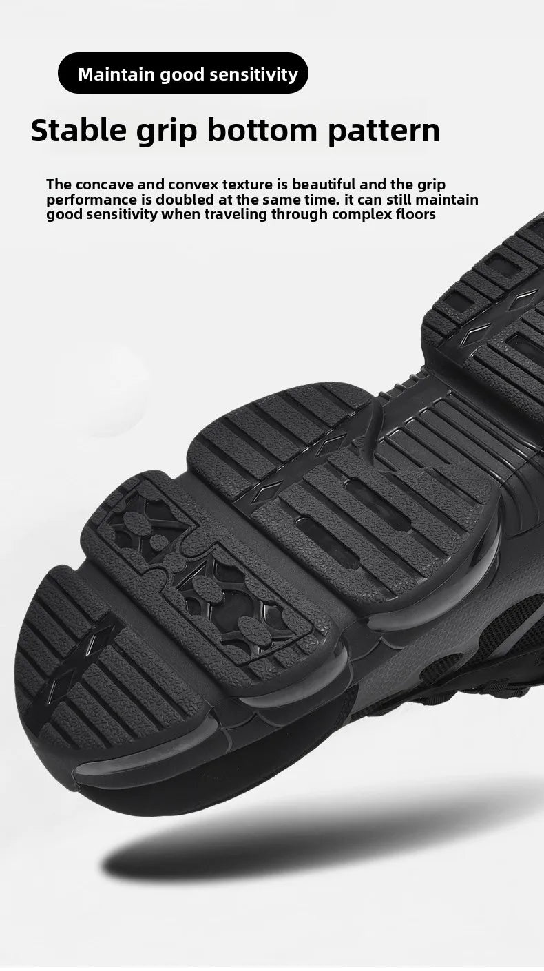 Zapatos de seguridad con puntera de acero LARNMERN para hombre y mujer, anchos, ligeros, cómodos, tipo tenis, de trabajo, coloridos.