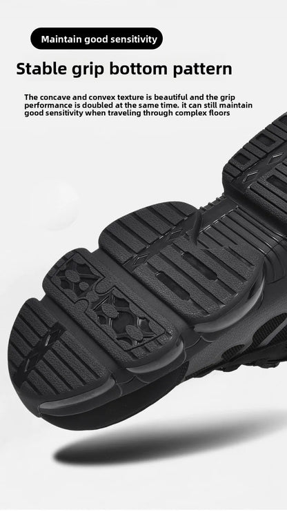 Zapatos de seguridad con puntera de acero LARNMERN para hombre y mujer, anchos, ligeros, cómodos, tipo tenis, de trabajo, coloridos.