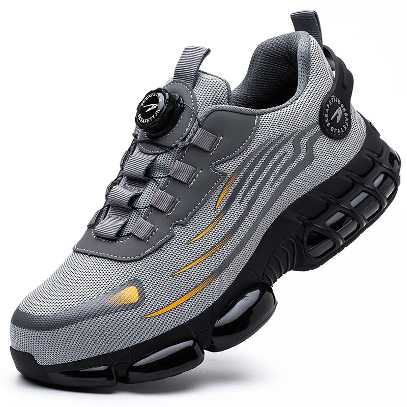 Work Safety Shoes Men Women Steel Toe Sneakers Air Cushion Indestructible Security Protection Safety Boots Size 47 48 Footwear