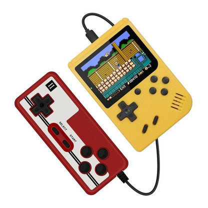 Consola de videojuegos retro portátil mini, reproductor de juegos portátil de 8 bits, juegos 400 en 1 integrados, salida AV, consola de juegos Gameboy videojuego