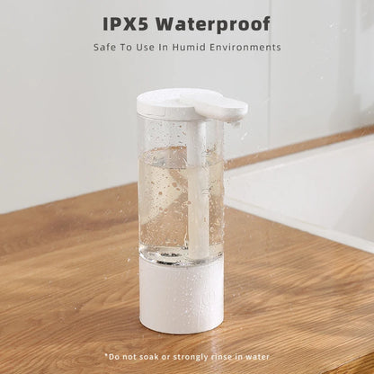 Dispensador automático de jabón líquido de 500 ml para cocina, recargable por USB, sin contacto, de alta capacidad, para detergente. También apto para baño.