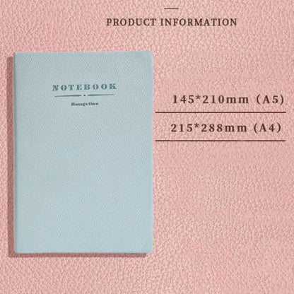 Útiles escolares, cuaderno de cuero suave con tapa de PU, cuadernos, blocs de escritura, cuaderno de oficina, diario, libro, papelería, cuaderno escolar