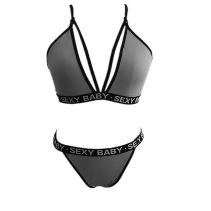 Conjunto de lencería sexy para mujer 2022, pantalones cortos de encaje negro, camiseta sin mangas de color liso, camisola, top de tubo, bragas, conjunto de lencería con estampado floral.