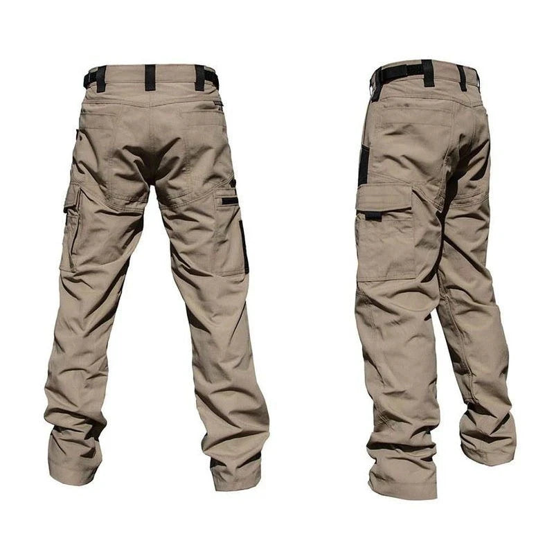 Pantalones cargo para hombre, pantalones de trabajo con múltiples bolsillos, pantalones tácticos casuales, ropa de abrigo para hombre, pantalones rectos resistentes al desgaste para otoño e invierno.
