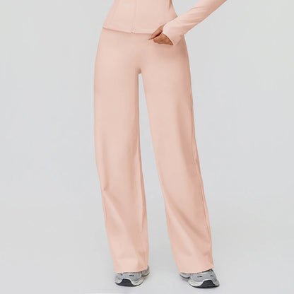 Women High Waist Wide Leg Pants Leggings Fitness Bell-bottoms Yoga Flared Leggings Push Up Gym Workout Flared Pants Sportswear