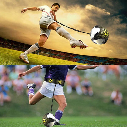 Pelota de juguete para deportes al aire libre con columpio elástico, paquete auxiliar de entrenamiento de fútbol, correas para practicar habilidades personales y ejercicio físico.