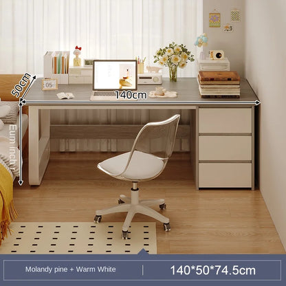 Escritorio ejecutivo con cajones, almacenamiento en esquina, suministros para sala de estar, escritorios para computadora, patas, muebles europeos para mesa de computadora