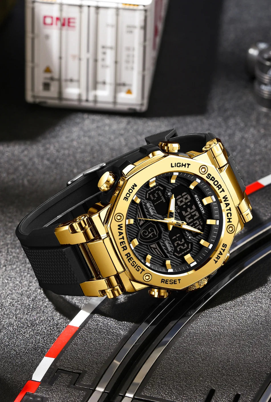 Relojes militares de lujo para hombre LIGE 2024, marca superior, resistentes al agua 5 bar, deportivos, de cuarzo con LED, para hombre, Relogio Masculino.