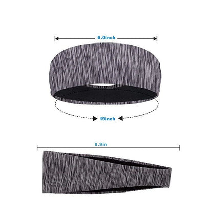 3 bandas elásticas para el sudor para hombres y mujeres, para el cabello, para deportes, yoga, entrenamiento, accesorios para el cabello