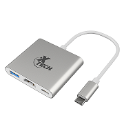 Xtech - Adaptador de vídeo - USB tipo C