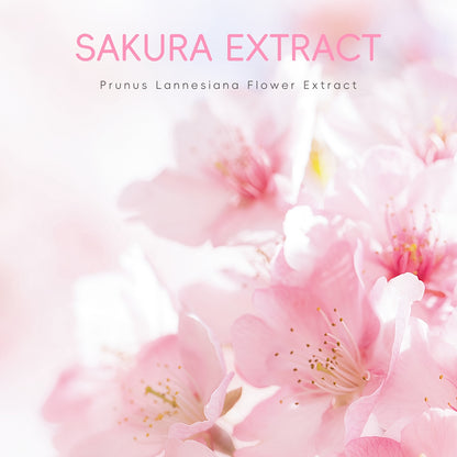 LAIKOU Sakura Cleanser - Set de 3 piezas para el cuidado de la piel: Limpiador facial (50 g), Suero (0,57 oz), Hidratante (30 g), Tono de piel uniforme, Suaviza las líneas de expresión.
