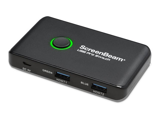 ScreenBeam USB Pro Switch - Interruptor para compartir periférico USB - 4 x SuperSpeed ​​USB 3.0