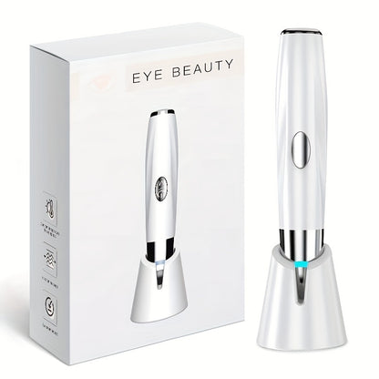 Masajeador de ojos y rostro con varita, con calor y vibración, reafirmante, para ojos cansados, bolsas y ojeras, cuidado de la piel para ojos, absorción de productos de belleza.