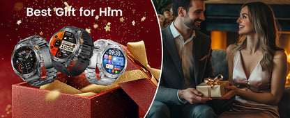 Reloj inteligente para hombre, nuevo, con batería de 1000 mAh, pantalla AMOLED HD de 1,7 pulgadas, control del ritmo cardíaco, linterna, llamadas Bluetooth, reloj inteligente de salud para hombre.