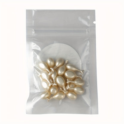 Cápsulas de colágeno con esencia (20 unidades/juego), suero de fullereno de placenta de oveja, mejora la elasticidad y suaviza las arrugas, suero facial para el cuidado de la piel para mujeres con escualano vegetal.