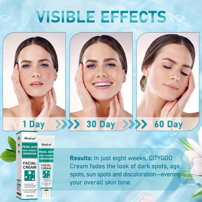 Crema facial para la hiperpigmentación (2 unidades), para rostro, cuerpo y zonas sensibles. Cuidado diario de la piel para mujeres y hombres con escualano vegetal.