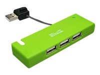 Klip Xtreme KUH-400G - Concentrador - 4 x USB 2.0