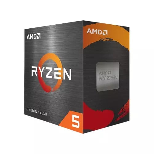 Procesador AMD Ryzen 5 5600X 4 núcleos de 6 GHz, 32 MB, 65 W, AM4