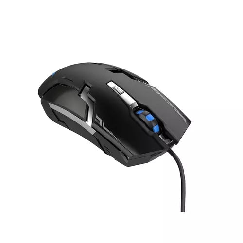 RATÓN GAMER OPTICO NACEB 6 800- 1200-2000-3200 DPIS NEGRO